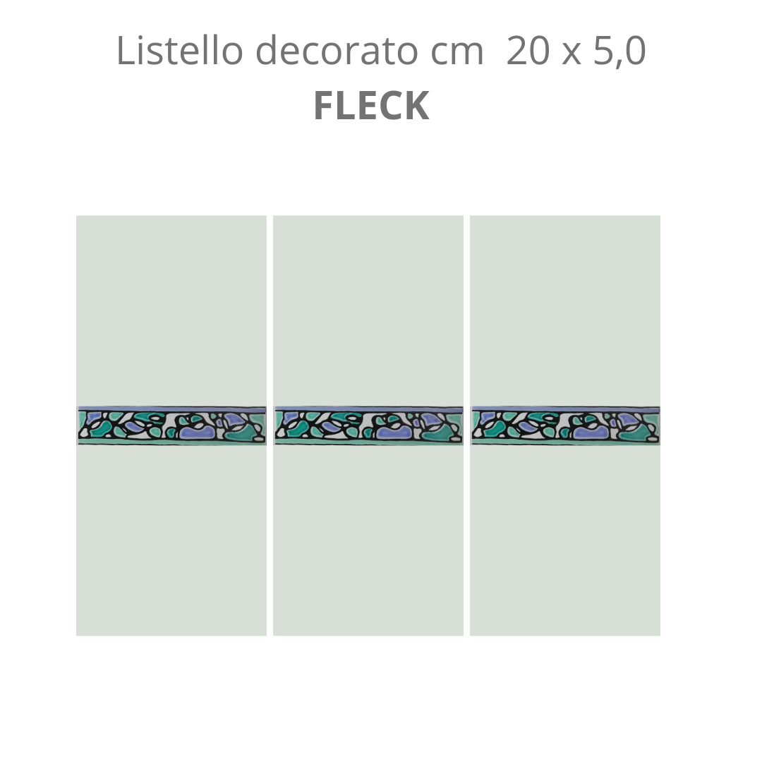 Listello decorato FLEK cm 20 x 5,00