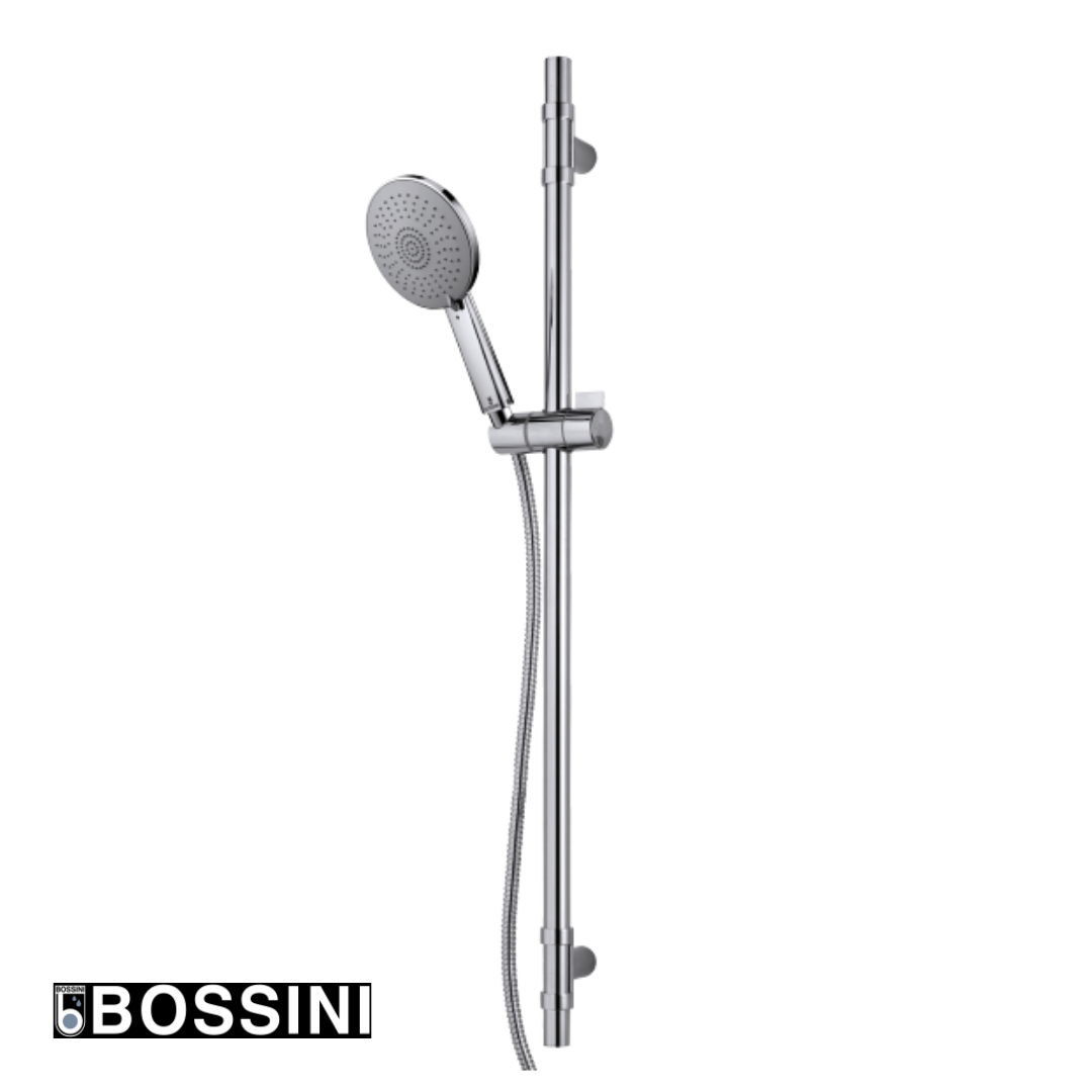 Bossini asta saliscendi ottone cm 95 x Ø 25 mm doccia MIXA/3 Ø 110 mm 3 getti