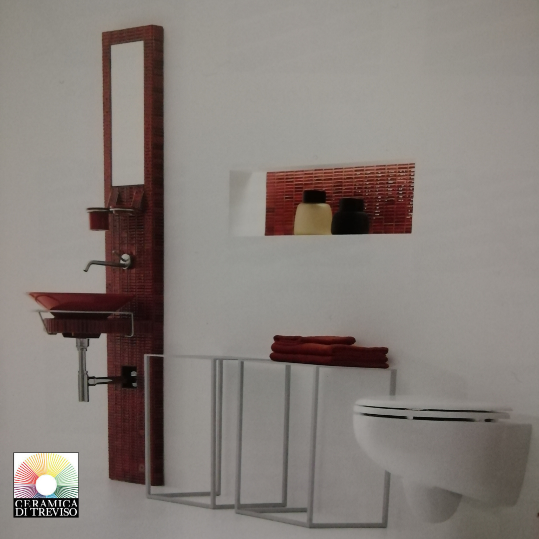Ceramica di Treviso Siso Colonna  lavabo atrezzata
