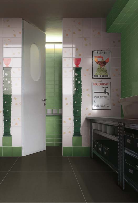Ceramica Bardelli decoro ALLEGRO design Davide Pizzigoni