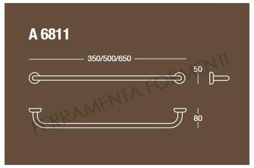Porta asciugamani Ognigiorno cm 30 Valli arredobagno