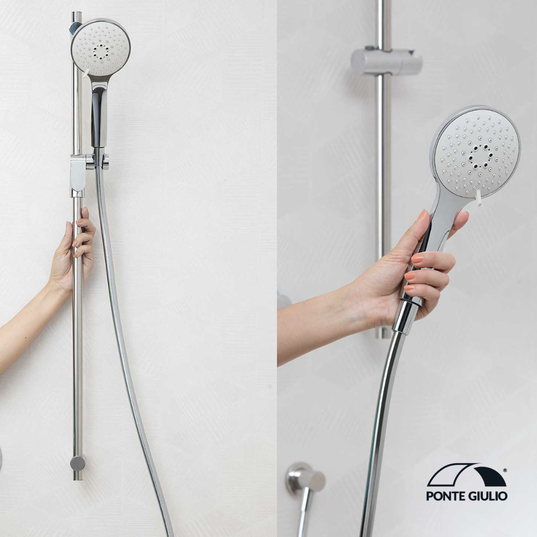 Asta saliscendi doccia 900 ø20 in acciaio inox Ponte Giulio