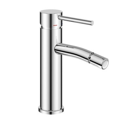 Miscelatore  Jazz monocomando per bidet cromo lucido  installazione rapida con piletta click clack