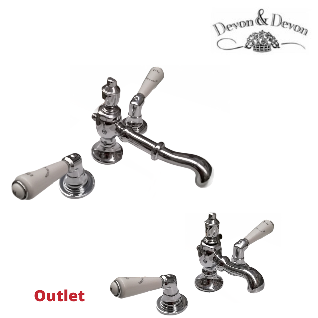 Devon & Devon rubinetti lavabo e bidet  3 fori GeorgiaN