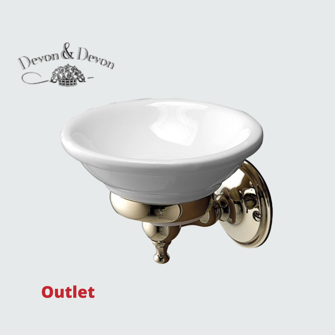Devon & Devon Old Navy porta sapone cromato lucido