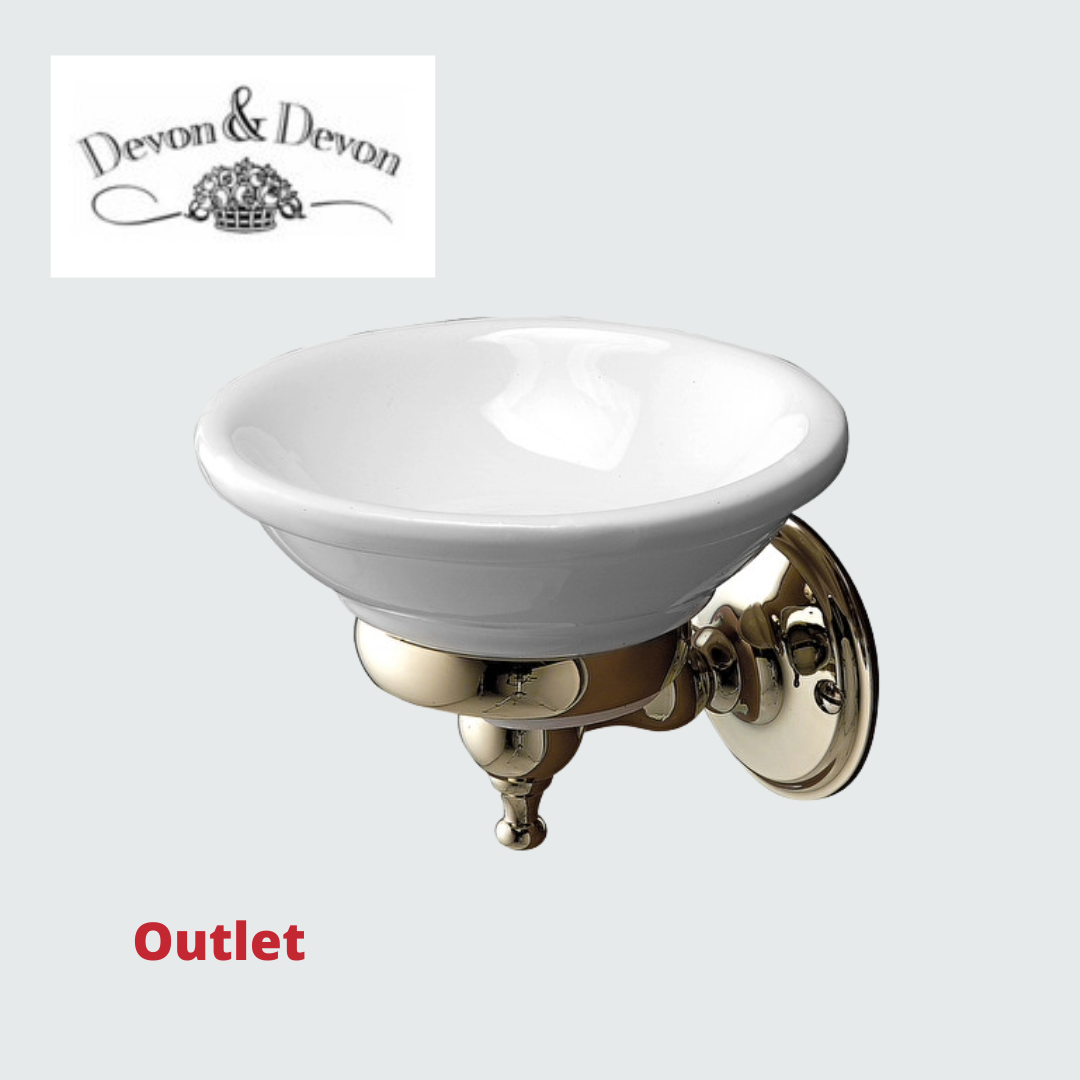 Devon & Devon Old Navy porta sapone cromato lucido