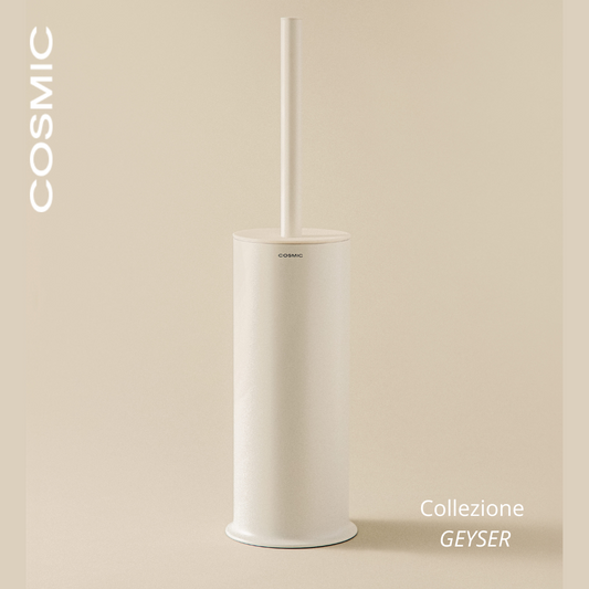 Geyser Portascopino a terra BIANCO opaco