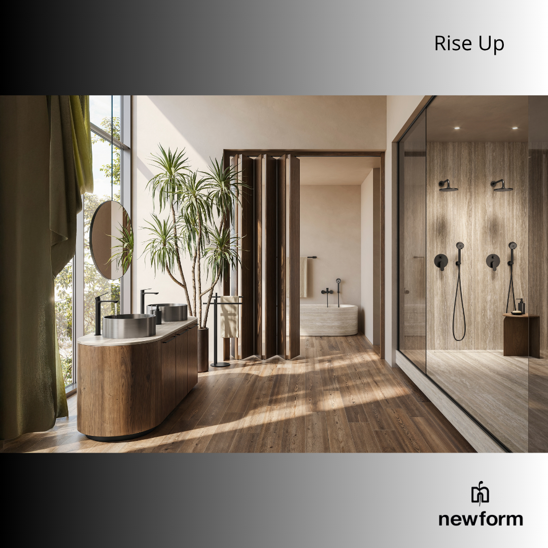 Rubinetto Miscelatore per lavabo Rise Up _ Senza scarico _ Newform