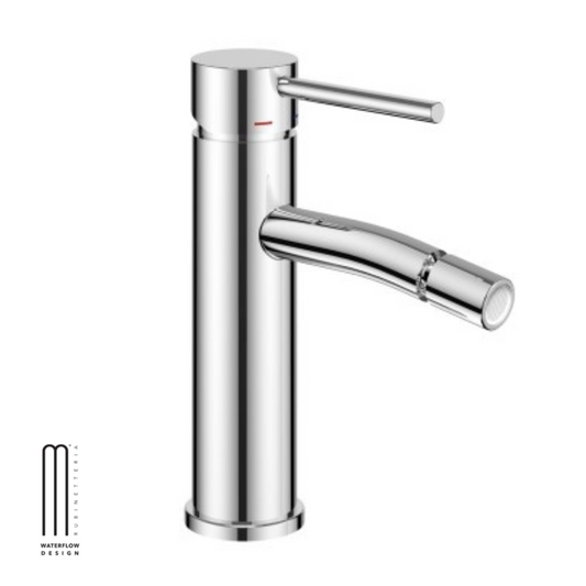Miscelatore  Jazz monocomando per bidet cromo lucido  installazione rapida con piletta click clack