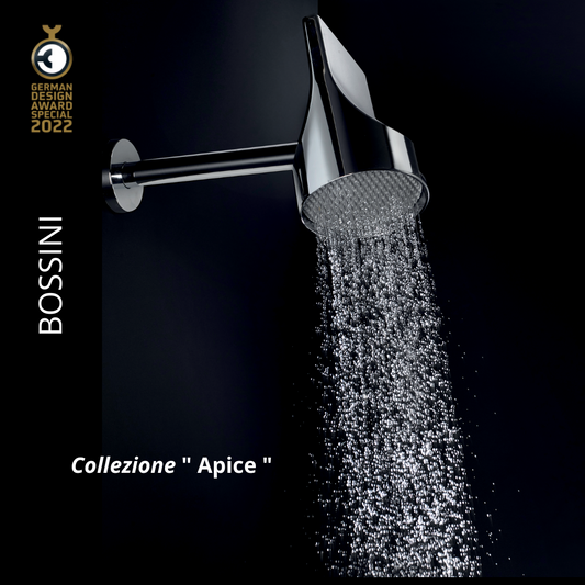 Bossini soffione APICE-SPOT in ABS Ø100mm orientabile