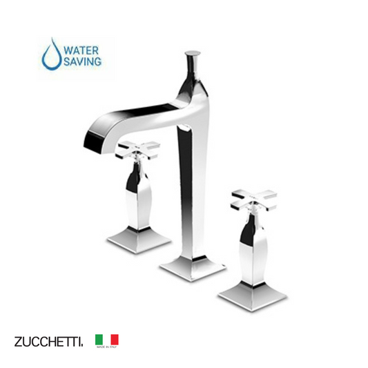 Zucchetti Bellagio Batteria lavabo a 3 fori bocca alta