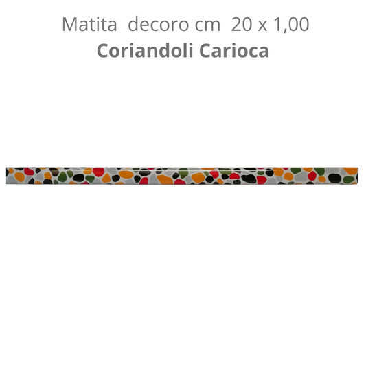 Matita in ceramica decorota cm 20 x 1,00 Carioca