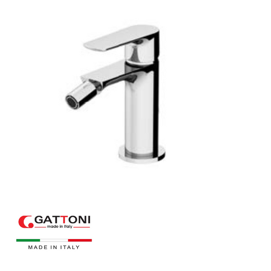 Miscelatore  bidet con flex inox di alimentazione H2omix 3000 Gattoni Rubinetteria