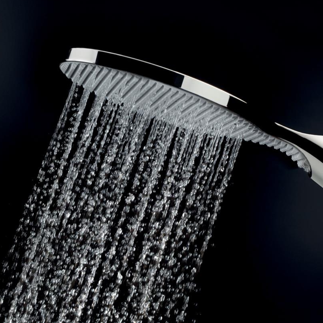 Bossini Duplex doccia APICE Ø140 mm con presa acqua ad incasso, supporto doccia, e Flessibile