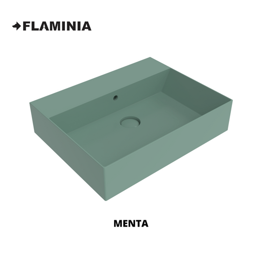 Lavabo in ceramica da appoggio / sospeso MENTA opaco APP Flaminia
