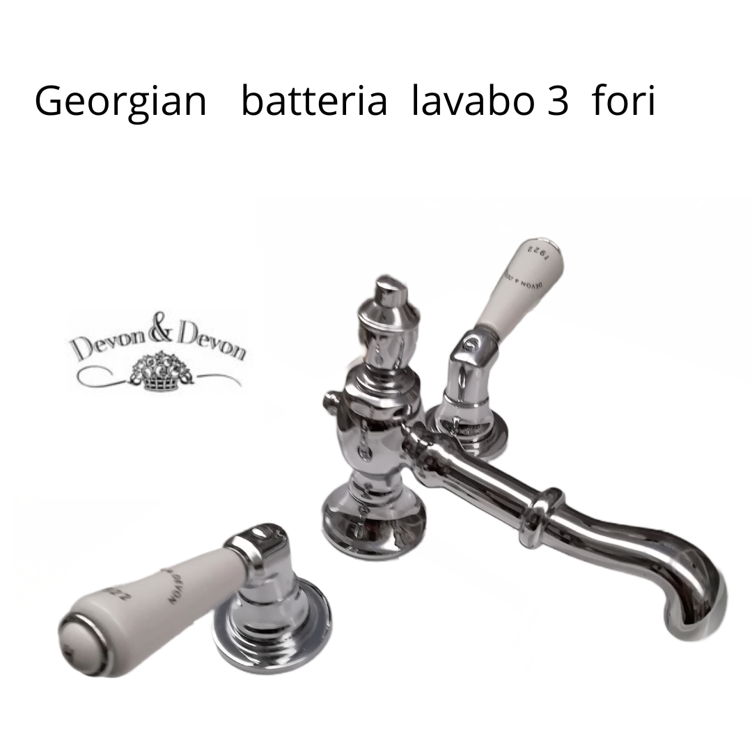 Devon & Devon rubinetti lavabo e bidet  3 fori GeorgiaN