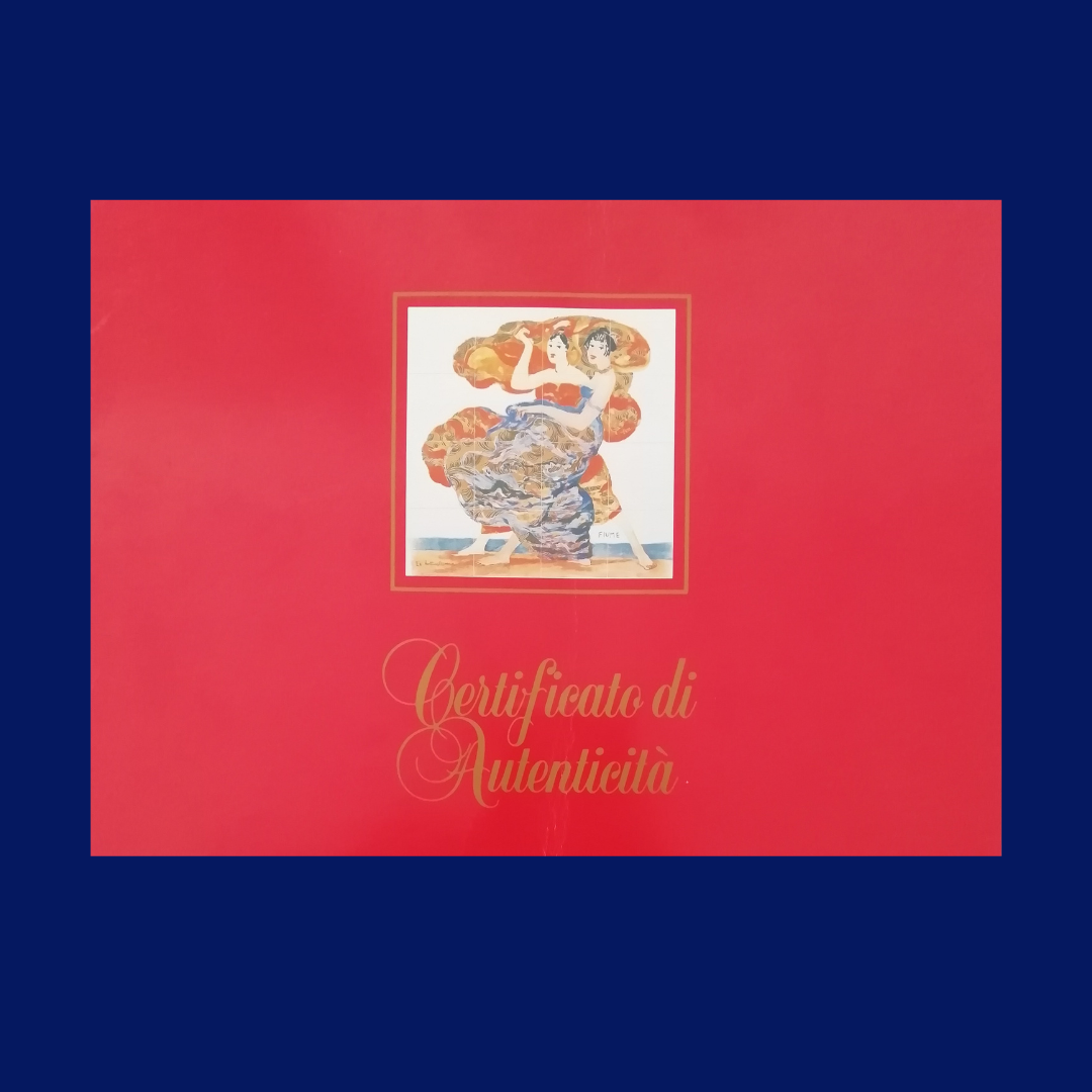 Salvatore Fiume opera composta da 16 piastrelle incorniciate