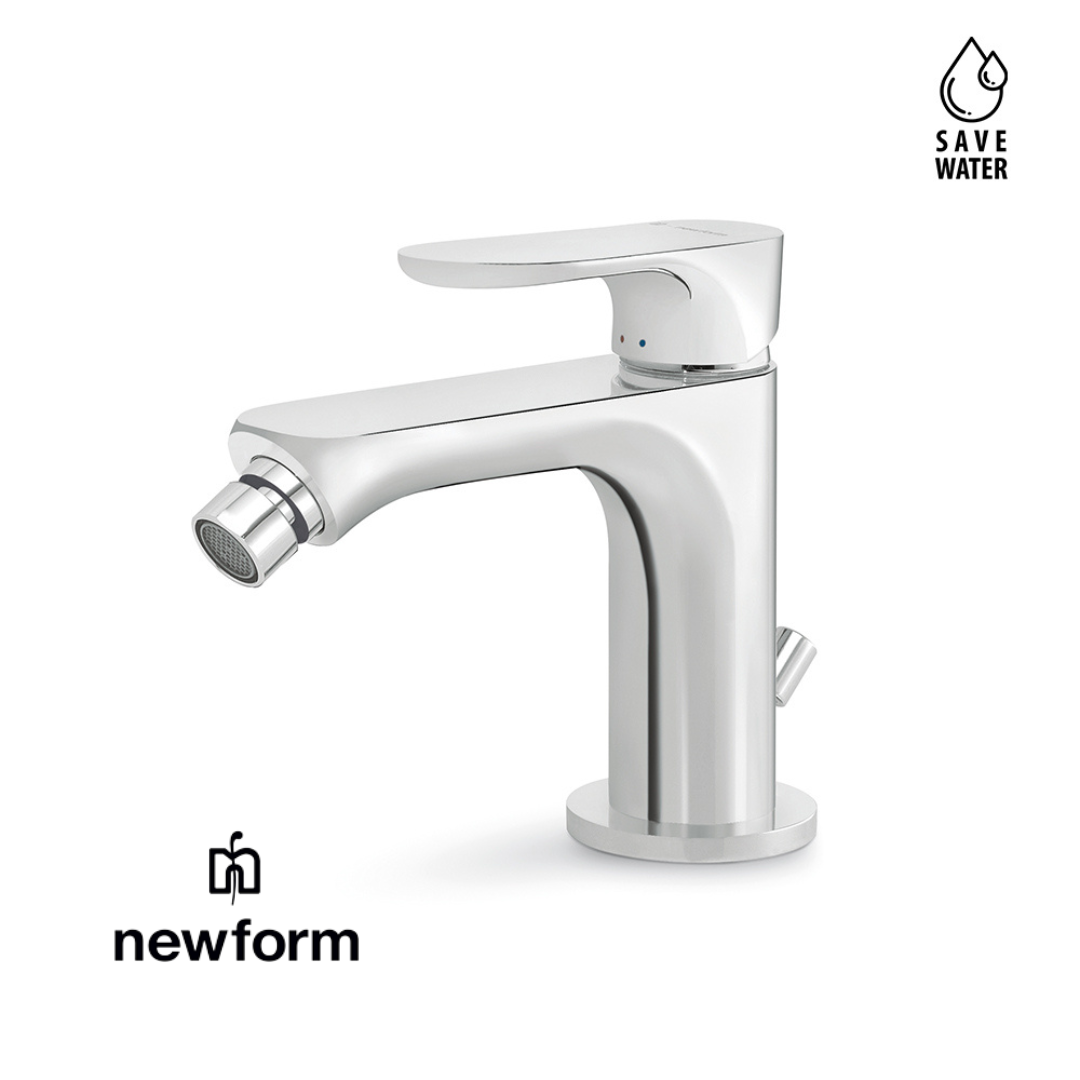 Linfa II MISCELATORE MONOCOMANDO PER BIDET NEWFORM
