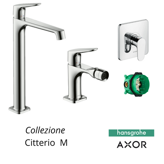 Hansgrohe  Axor Citterio M rubinetti bagno lavabo bidet incasso doccia