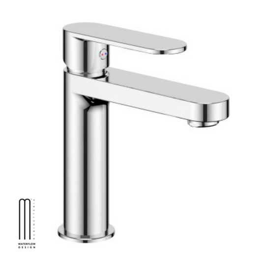 Miscelatore  One monocomando per lavabo in ottone con cartuccia da mm 25 piletta da 1.1/4