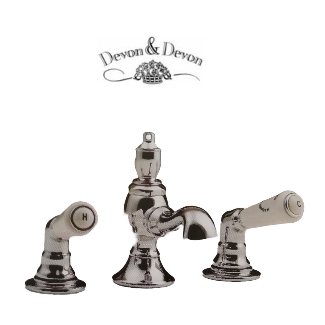 Devon & Devon rubinetti lavabo e bidet  3 fori GeorgiaN