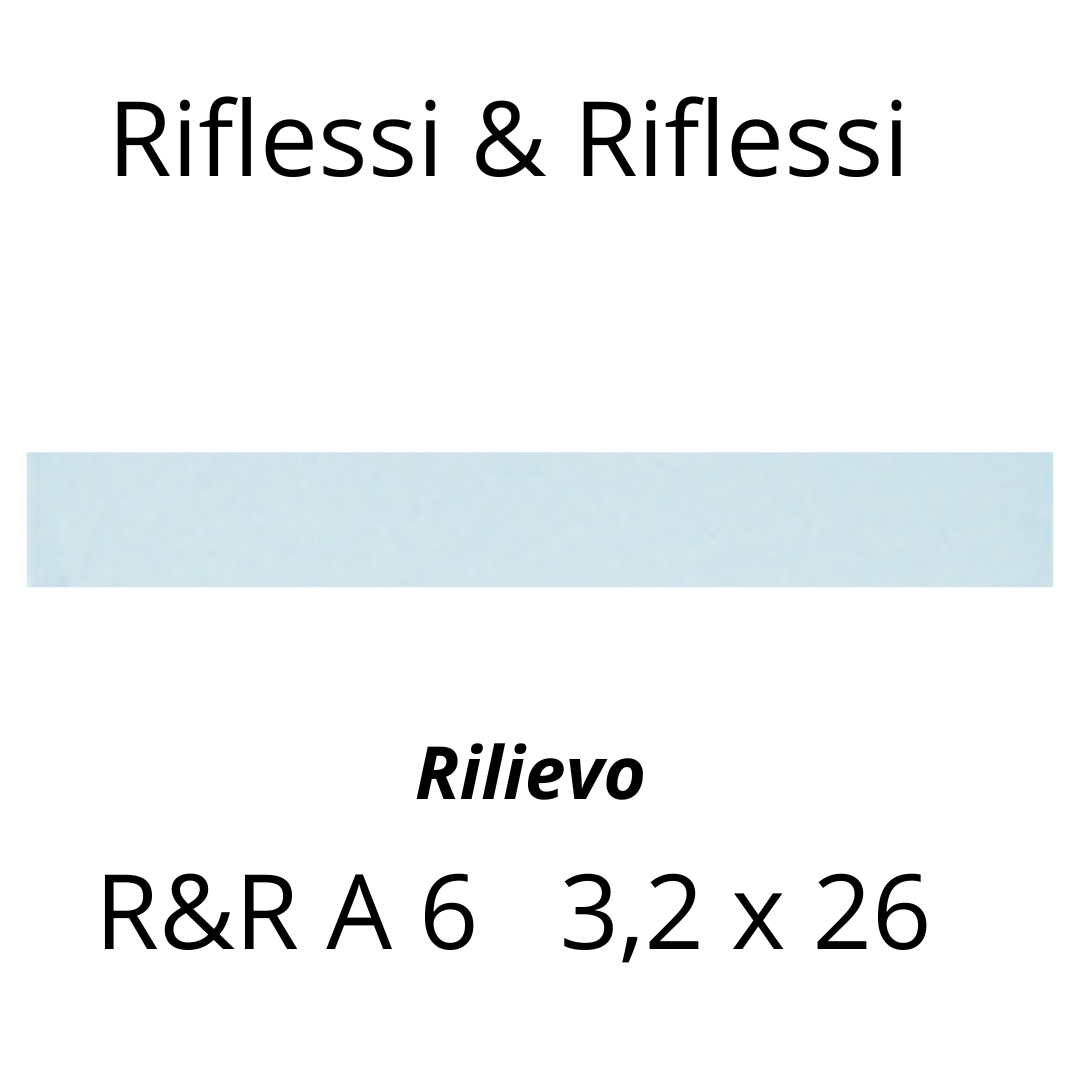 Ceramica Bardelli Riflessi & Riflessi Rilievo 3,2x26 _ Tozzetto 6,5x6,5