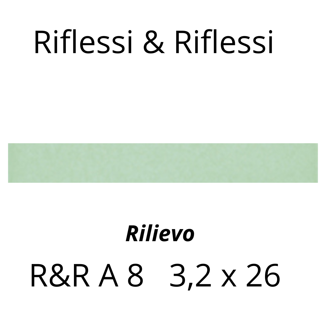 Ceramica Bardelli Riflessi & Riflessi Rilievo 3,2x26 _ Tozzetto 6,5x6,5