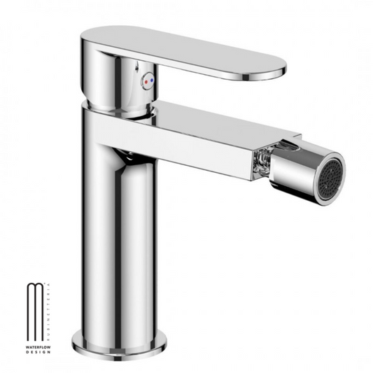 Miscelatore ONE  monocomando per bidet in ottone cromato  con cartuccia da mm 25