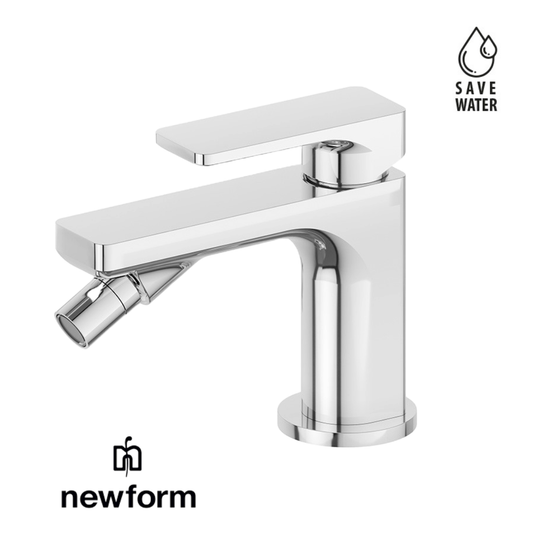 Rubinetto Miscelatore per  Bidet B-Easy _ Senza scarico _ Newform