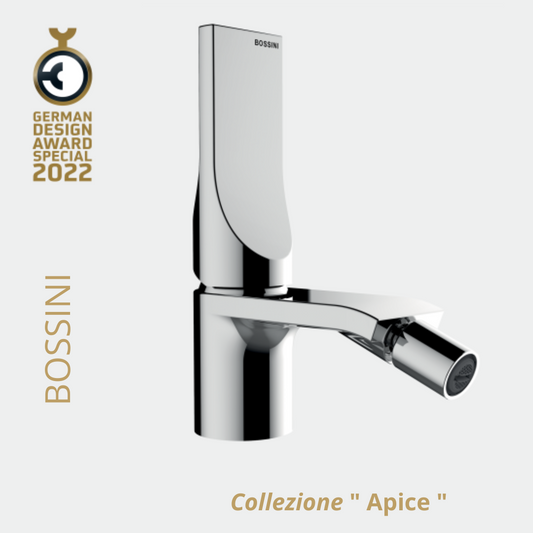 Bossini Apice Miscelatore monocomando bidet con aeratore cilindrico M16,5 x 1. C/Piletta