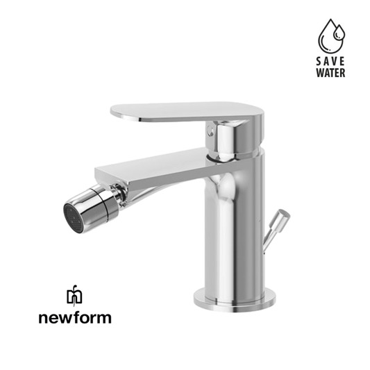 Rubinetto miscelatore per bidet  completo di scarico Rise Up _ NewForm _