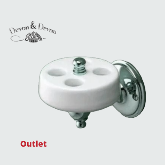 Devon & Devon Old Navy porta spazzolino  cromato lucido