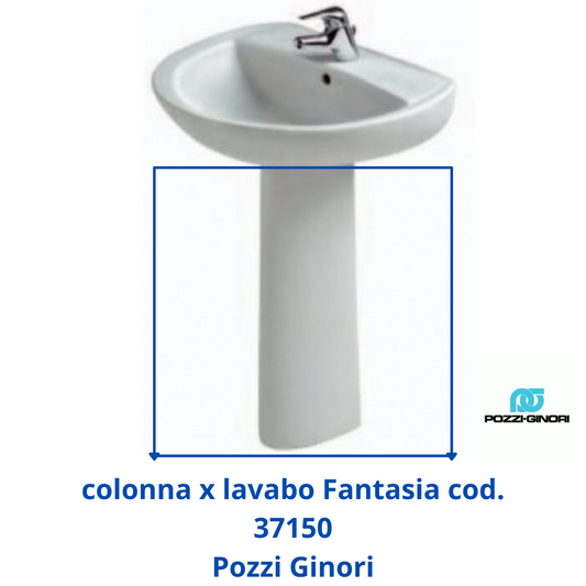 Pozzi Ginori  Fantasia colonna per lavabo