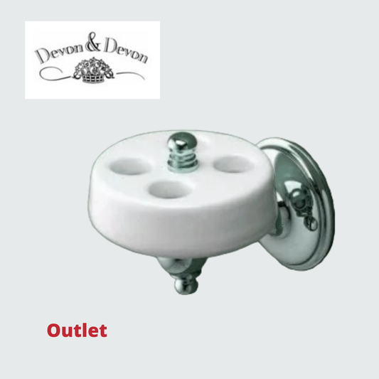 Devon & Devon Old Navy porta spazzolino  cromato lucido