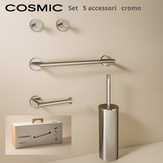 accessori bagno cromo lucido Start