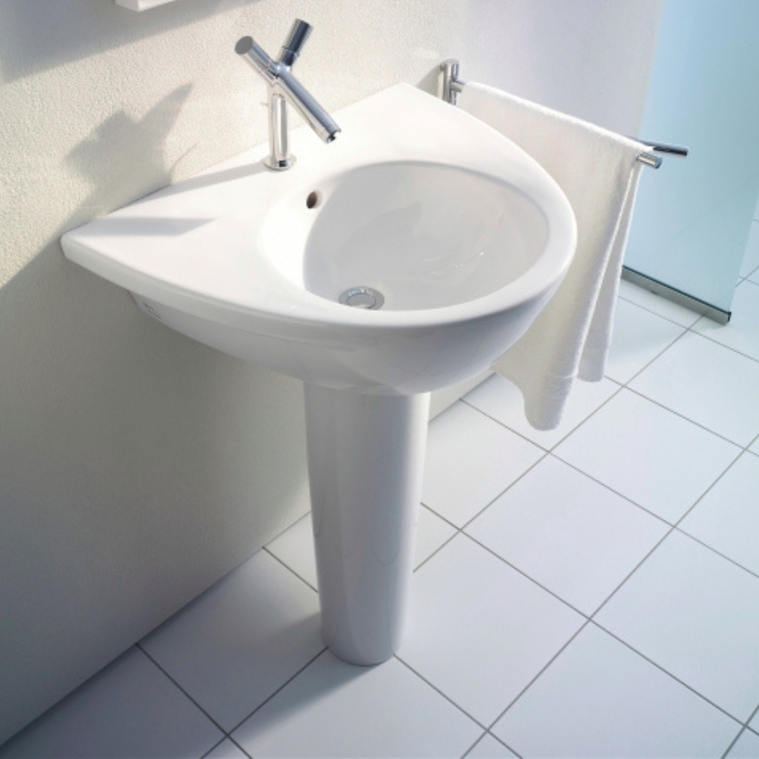 Duravit Starck II lavabo e colonna bianco