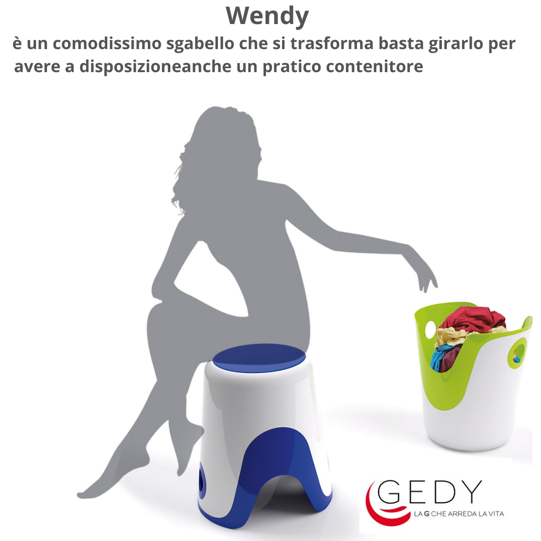 Sgabello Contenitore  Wendy  Gedy