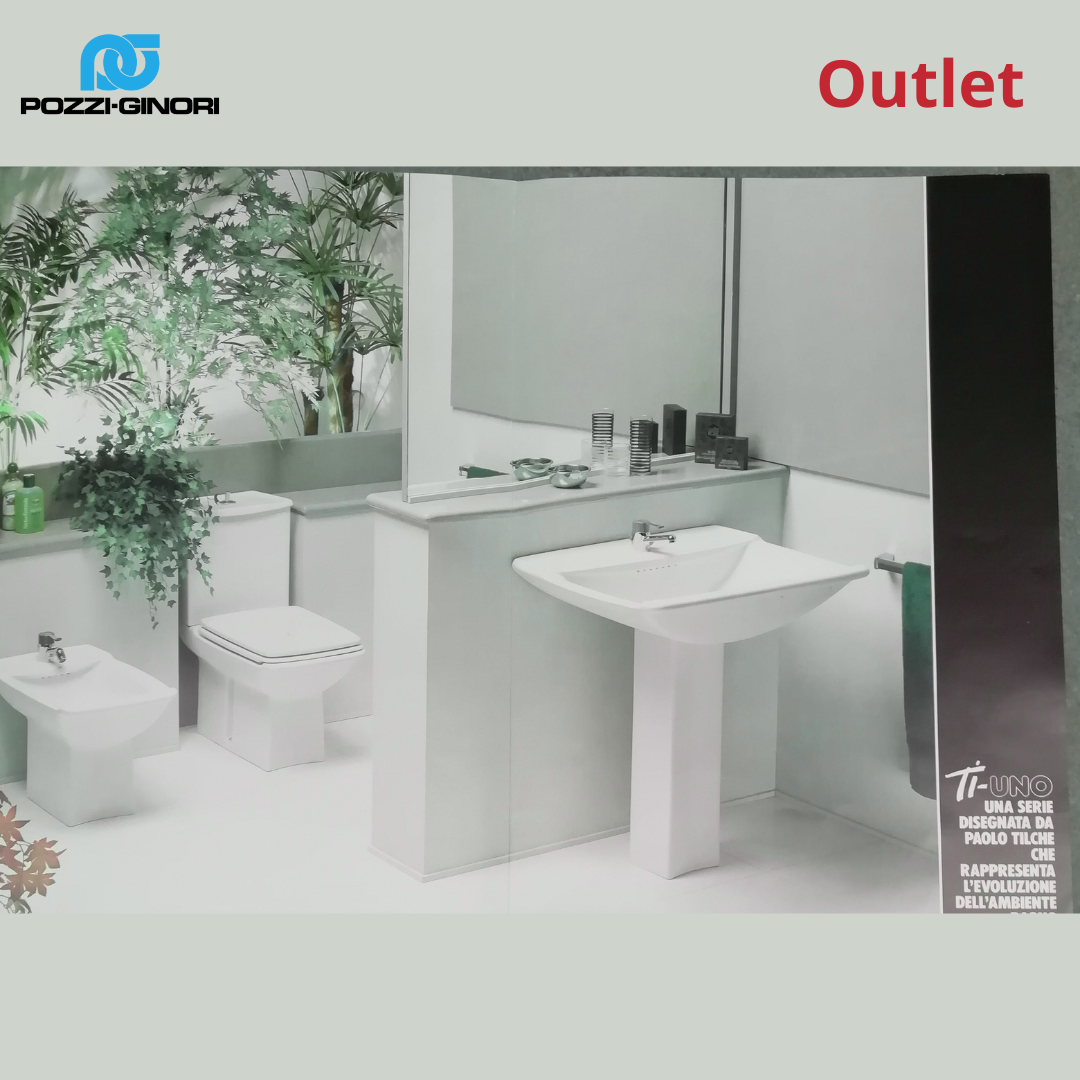 Pozzi Ginori T-UNo  lavabo semincasso per mobile