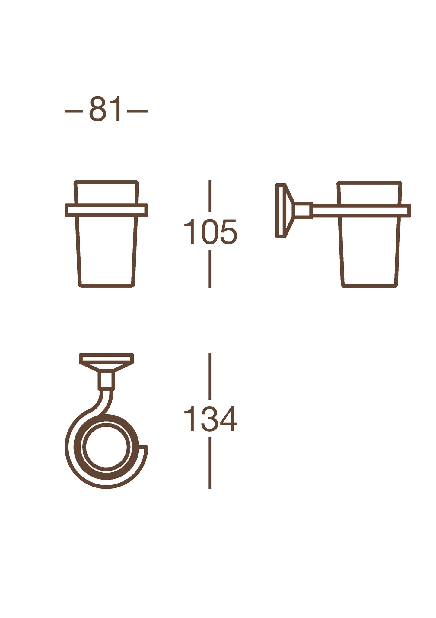 accessori bagno cromo lucido Roma Valli Arredobagno set 8 pezzi