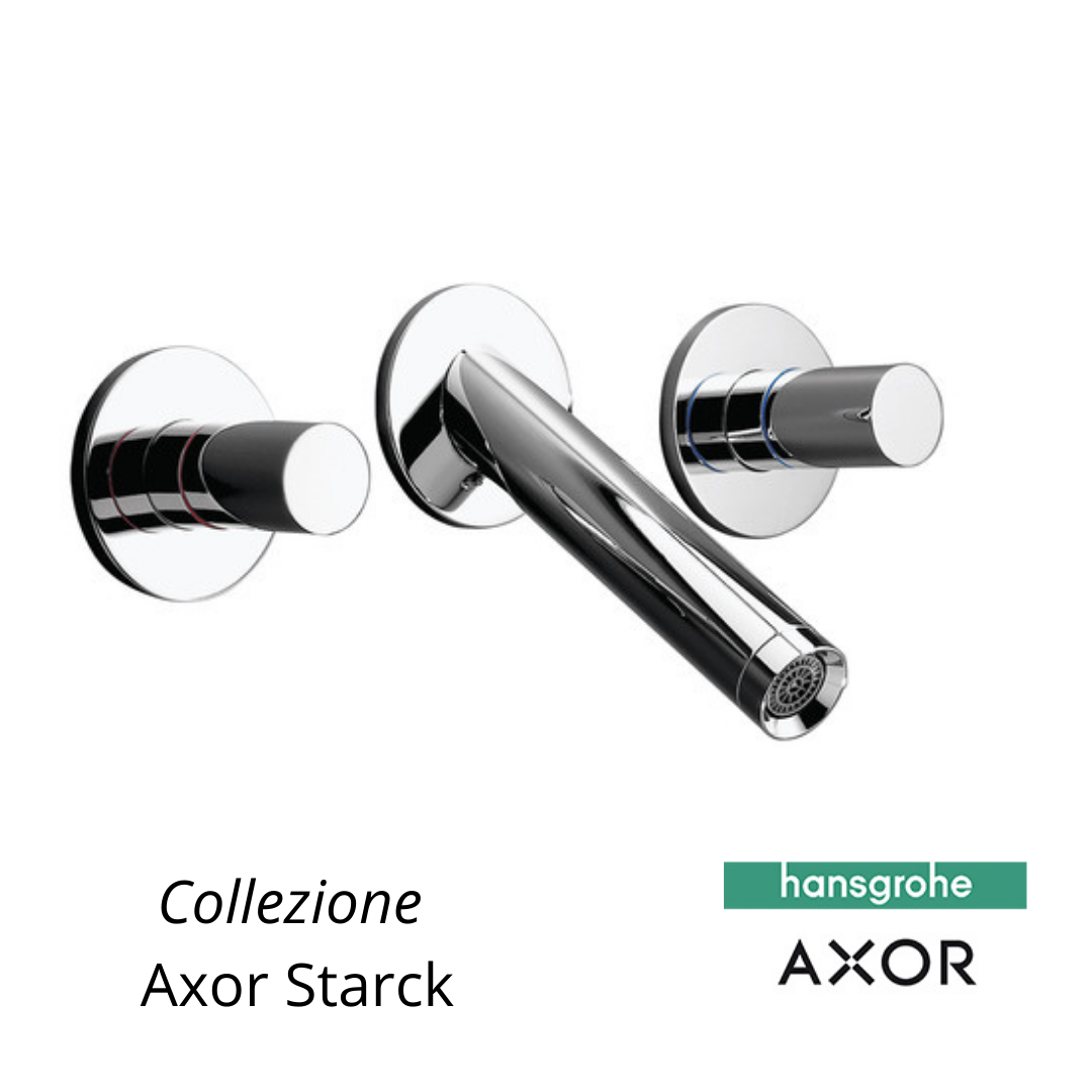 Hansgrohe Axor Starck lavabo tre fori a muro