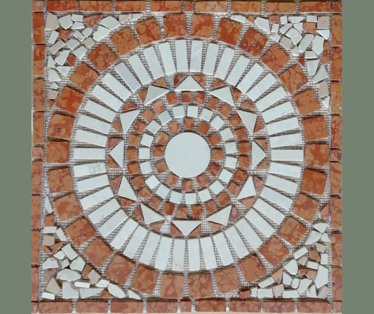 Tappeto in mosaico di Marmo cm 66x66x1