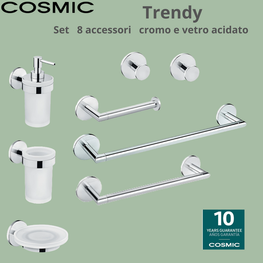 accessori bagno cromo lucido Trendy